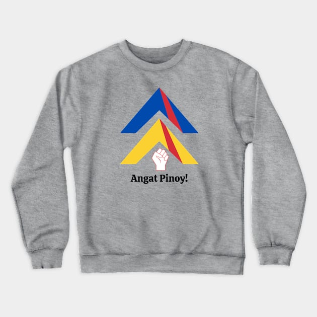 Tagalog Angat Pinoy Crewneck Sweatshirt by CatheBelan